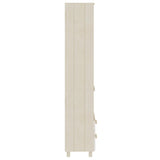 ZNTS Highboard HAMAR Honey Brown 60x35x180 cm Solid Wood Pine 340488