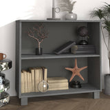 ZNTS Sideboard HAMAR Dark Grey 85x35x80 cm Solid Wood Pine 340502