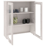 ZNTS Top for Highboard HAMAR White 85x35x100 cm Solid Wood Pine 340505