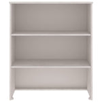 ZNTS Top for Highboard HAMAR White 85x35x100 cm Solid Wood Pine 340509