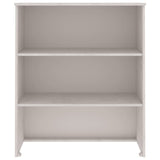 ZNTS Top for Highboard HAMAR White 85x35x100 cm Solid Wood Pine 340509