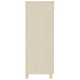 ZNTS Shoe Cabinet HAMAR Honey Brown 85x40x108 cm Solid Wood Pine 340516