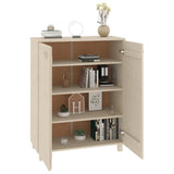 ZNTS Shoe Cabinet HAMAR Honey Brown 85x40x108 cm Solid Wood Pine 340516