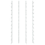 ZNTS Wall Mounted Wine Rack for 36 Bottles 2 pcs White Iron 340889
