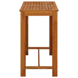 ZNTS 7 Piece Garden Bar Set with Cushions Poly Rattan Black 3095438