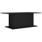 ZNTS Coffee Table Black 102x55.5x40 cm Engineered Wood 810308