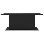ZNTS Coffee Table Black 102x55.5x40 cm Engineered Wood 810308