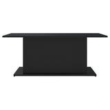 ZNTS Coffee Table Black 102x55.5x40 cm Engineered Wood 810308