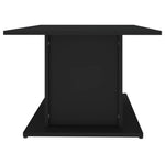 ZNTS Coffee Table Black 102x55.5x40 cm Engineered Wood 810308