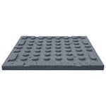 ZNTS Fall Protection Tiles 18 pcs Rubber 50x50x3 cm Grey 3096597