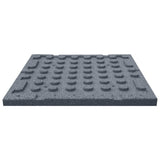ZNTS Fall Protection Tiles 18 pcs Rubber 50x50x3 cm Grey 3096597