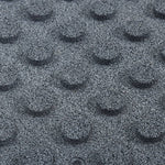 ZNTS Fall Protection Tiles 18 pcs Rubber 50x50x3 cm Grey 3096597