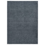 ZNTS Rug Short Pile 140x200 cm Anthracite 340308