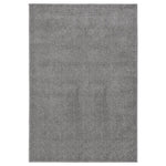 ZNTS Rug Short Pile 160x230 cm Grey 340317