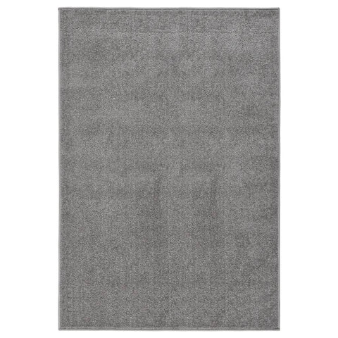 ZNTS Rug Short Pile 160x230 cm Grey 340317