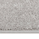 ZNTS Rug Short Pile 160x230 cm Light Grey 340325