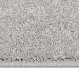 ZNTS Rug Short Pile 160x230 cm Light Grey 340325