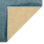 ZNTS Rug Short Pile 140x200 cm Blue 340348