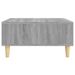 ZNTS Coffee Table Grey Sonoma 60x60x30 cm Engineered Wood 813165