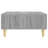 ZNTS Coffee Table Grey Sonoma 60x60x30 cm Engineered Wood 813165