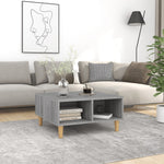 ZNTS Coffee Table Grey Sonoma 60x60x30 cm Engineered Wood 813165