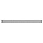 ZNTS Garden Raised Bed Powder-coated Steel 544x100x36 cm Silver 319017