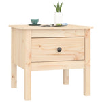 ZNTS Side Tables 2 pcs 50x50x49 cm Solid Wood Pine 813795