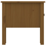 ZNTS Side Tables 2 pcs Honey Brown 50x50x49 cm Solid Wood Pine 813801