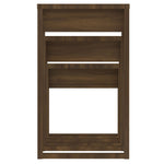 ZNTS Nesting Tables 3 pcs Brown Oak Engineered Wood 815224