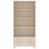 ZNTS Highboard HAMAR Solid Wood Pine Honey Brown 3100934