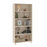 ZNTS Highboard HAMAR Solid Wood Pine Honey Brown 3100938