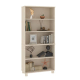 ZNTS Highboard HAMAR Solid Wood Pine Honey Brown 3100938