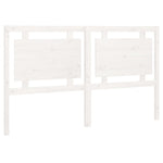 ZNTS Bed Headboard White 165.5x4x100 cm Solid Pine Wood 817951