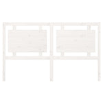 ZNTS Bed Headboard White 165.5x4x100 cm Solid Pine Wood 817951