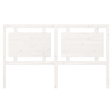 ZNTS Bed Headboard White 165.5x4x100 cm Solid Pine Wood 817951
