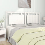 ZNTS Bed Headboard White 165.5x4x100 cm Solid Pine Wood 817951