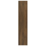 ZNTS Wall Shelf Brown Oak 90x16x78 cm Engineered Wood 815560