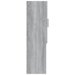 ZNTS Washing Machine Cabinet Grey Sonoma 70.5x25.5x90 cm 815946