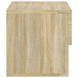 ZNTS Wall-mounted Bedside Cabinet Sonoma Oak 810959