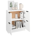 ZNTS Sideboard White 60x30x70 cm Engineered Wood 811097