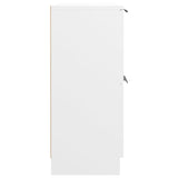 ZNTS Sideboard White 60x30x70 cm Engineered Wood 811097