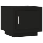 ZNTS Coffee Table Black 51x50x45 cm Engineered Wood 811800