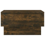 ZNTS Wall-mounted Bedside Cabinets 2 pcs Smoked Oak 816941