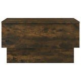 ZNTS Wall-mounted Bedside Cabinets 2 pcs Smoked Oak 816941