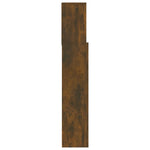 ZNTS Headboard Cabinet Smoked oak 180x19x103.5 cm 817255