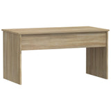 ZNTS Coffee Table Sonoma Oak 102x50.5x52.5 cm Engineered Wood 809632