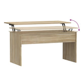 ZNTS Coffee Table Sonoma Oak 102x50.5x52.5 cm Engineered Wood 809632