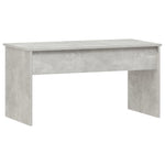 ZNTS Coffee Table Concrete Grey 102x50.5x52.5 cm Engineered Wood 809633