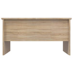 ZNTS Coffee Table Sonoma Oak 80x50x42.5 cm Engineered Wood 809731