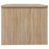 ZNTS Coffee Table Sonoma Oak 80x50x42.5 cm Engineered Wood 809731